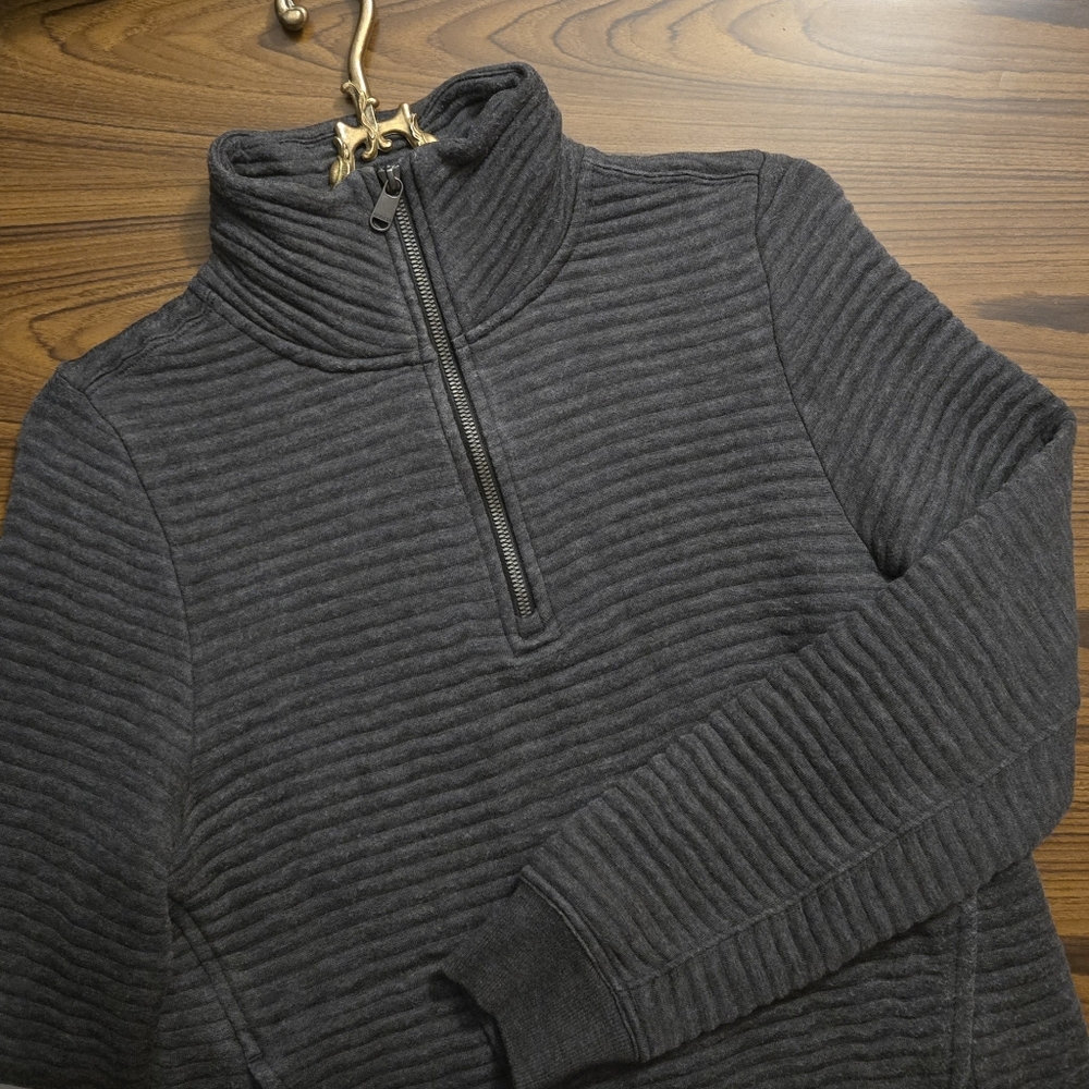 Athleta Ottoman Rib Sweatshirt - Picture 5 of 11